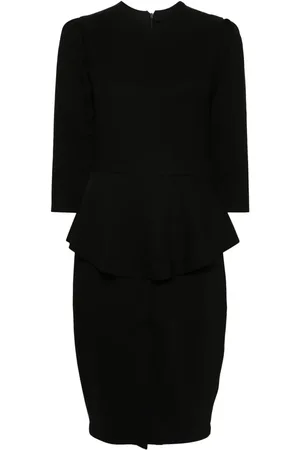 Styland Peplum waist midi dress