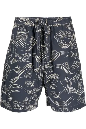 Maharishi Songkran graphic-print shorts