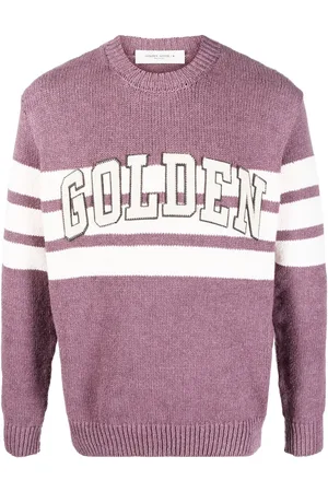 Golden Goose Logo-patch knitted jumper