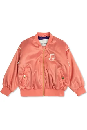 Mini Rodini Logo-embroidered jacket