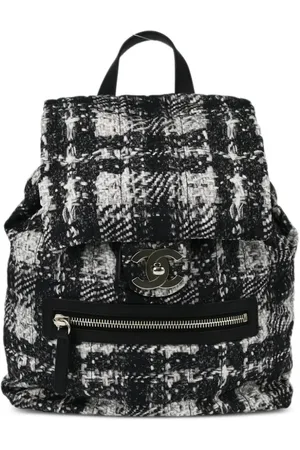 CHANEL 2014 tweed backpack