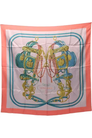 Hermès 2000s Carr??s 90 Brides de Gala scarf