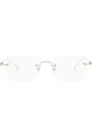 Cartier Engraved-logo frameless glasses