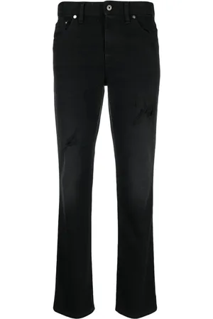 Roberto Cavalli High-rise straight-leg jeans