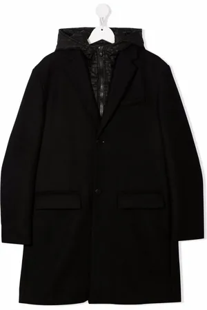 Fendi TEEN layered single-breasted wool coat