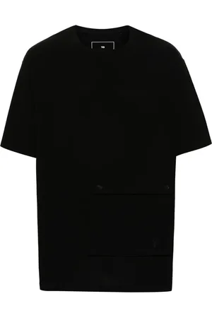 Y-3 Logo-rubberised cotton T-shirt