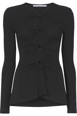 Proenza Schouler Cut-out detailed long-sleeved top