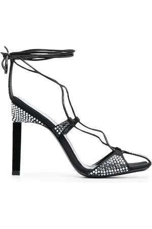 The Attico Adele 105mm crystal-embellished sandals