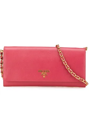 Prada 2000-2024 Saffiano Wallet On Chain crossbody bag