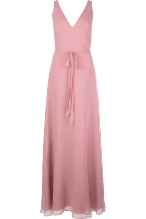 Marchesa Notte V-neck sleeveless gown