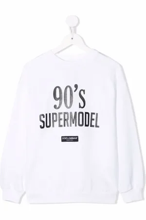 Dolce & Gabbana Slogan-print cotton sweatshirt