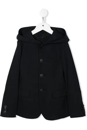 Emporio Armani Single-breasted hooded blazer