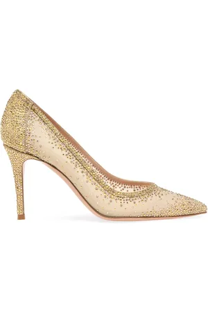 Gianvito Rossi Rania 85mm rhinestone pumps