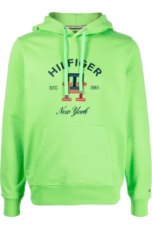 Tommy Hilfiger Embroidered-logo cotton hoodie