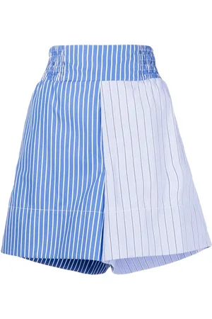 Colville Two-tone striped cotton shorts
