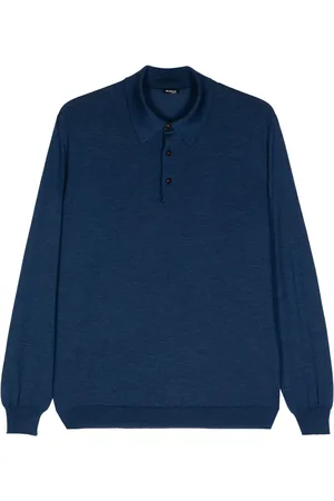 Kiton Fine-knit polo shirt