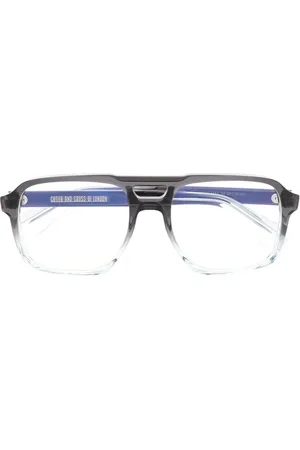CUTLER & GROSS Ombre pilot-frame glasses