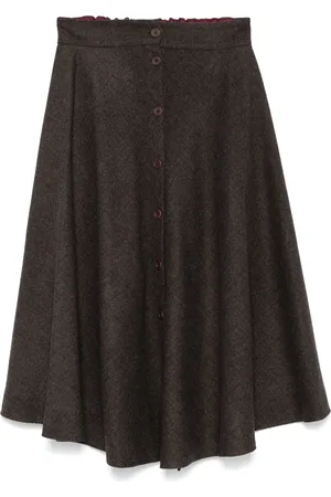 ..,MERCI A-line midi skirt