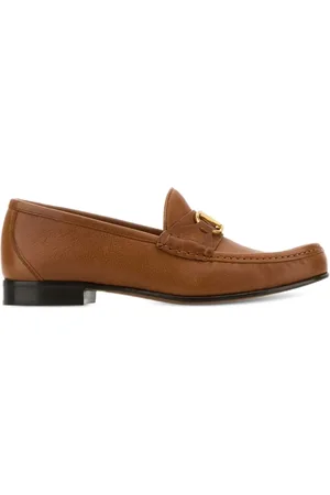 VALENTINO GARAVANI VLogo leather penny loafers