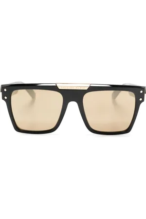 Philipp Plein Logo-plaque square-frame sunglasses