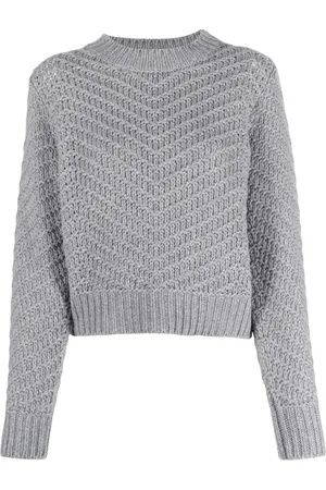 Fabiana Filippi Chevron-knit cashmere jumper
