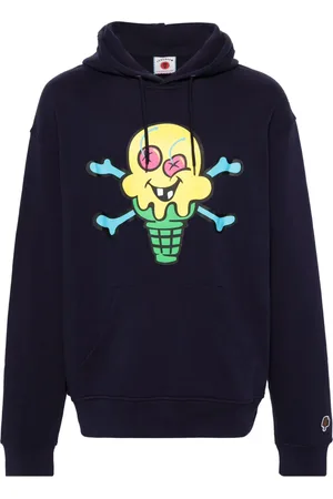 ICECREAM Cones and Bones cotton hoodie