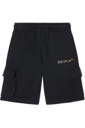 OFF-WHITE Logo Sketch track shorts