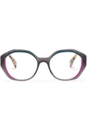 Face À Face Pleats 1 round-frame glasses