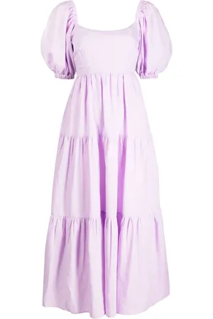 KITRI Gianna short-sleeve maxi dress