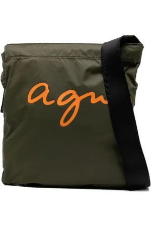 AGNÈS B. Logo print bag