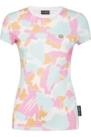 Philipp Plein Camouflage-print cotton T-shirt