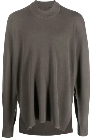 Issey Miyake Stripe-detailing wool jumper
