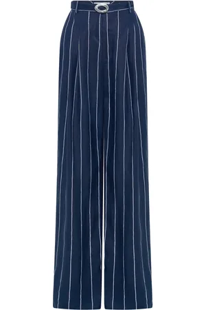 Nicholas Calista flared linen trousers