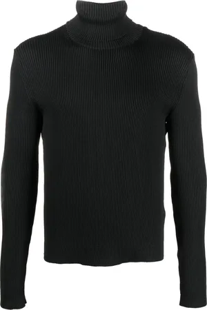 WALTER VAN BEIRENDONCK Ribbed roll-neck jumper