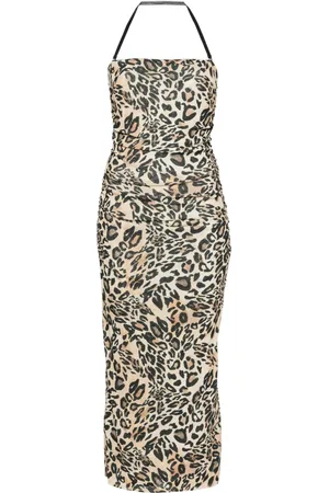 Nanushka Eliz leopard-print midi dress