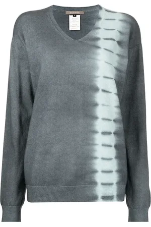 SUZUSAN Seamless cashmere V-neck pullover