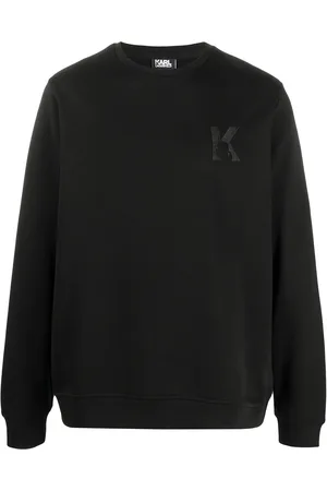 Karl Lagerfeld K embroidery rib-trimmed sweatshirt