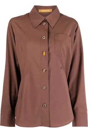 REJINA PYO Long-sleeve button-fastening shirt