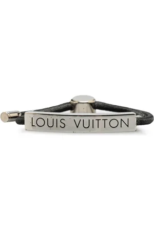 LOUIS VUITTON 2019 Stainless Steel and Nylon LV Space Bracelet costume bracelet