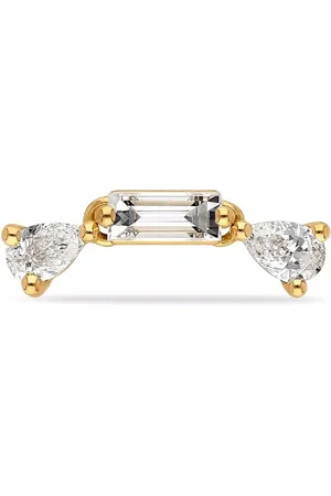 DELFINA DELETTREZ 18kt yellow Dancing Diamonds single earring