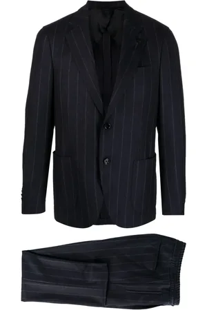 LARDINI Single-breasted pinstripe suit