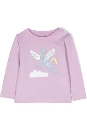 Stella McCartney Cartoon-print long-sleeved T-shirt