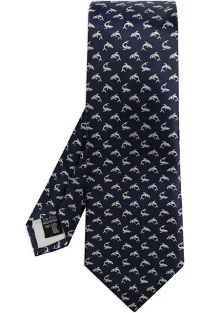 Giorgio Armani Fish print necktie