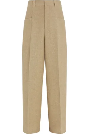 Ermenegildo Zegna Mélange linen trousers