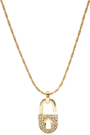 Dior 1990s padlock pendant necklace