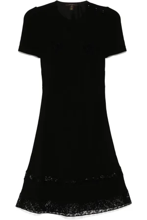 LOUIS VUITTON 1990-2000s short-sleeved dress