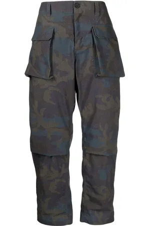 The Power for the People Cargo-pocket detail trousers