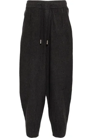SONGZIO Underdart knitted tapered trousers