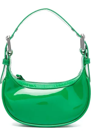 By Far Mini Soho patent leather shoulder bag