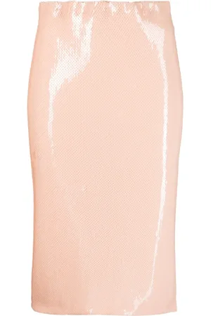 Nº21 Sequin-design midi skirt